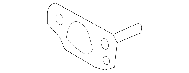 86641-1Z000 STAY, LEFT