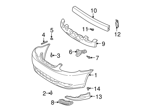 Corolla BUMPER & COMPONENTS - FRONT