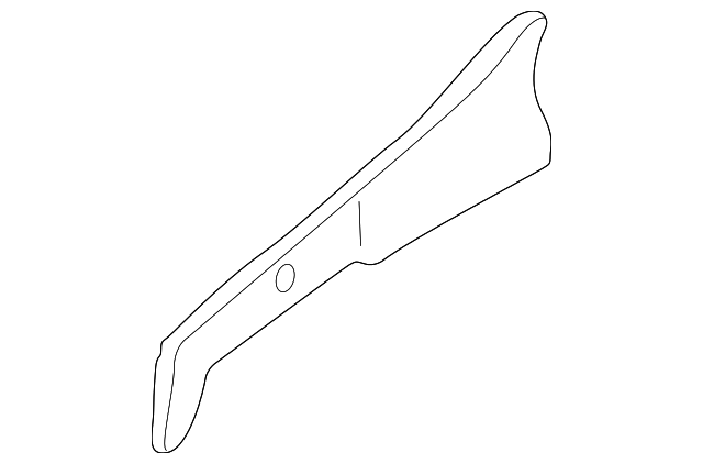 51021FA001 Деталь UPPER RAIL, RIGHT