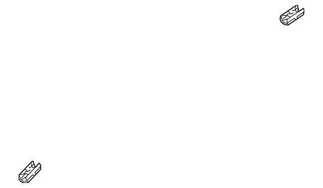 73856-ED05A Деталь ROOF MOLDING CLIP, RIGHT