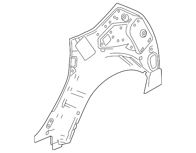 23122789 Деталь LOWER PANEL, RIGHT