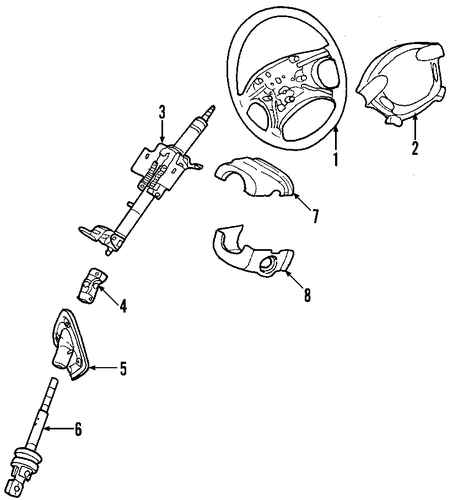 Sedona STEERING COLUMN