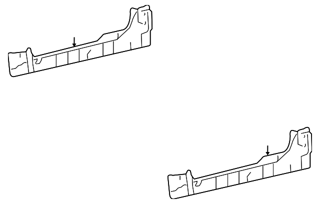 4L3Z-1510110-BA Деталь FLOOR SIDE RAIL, RIGHT