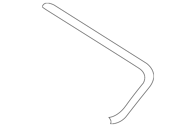 460-698-20-01 Деталь ROOF MOLDING, LEFT