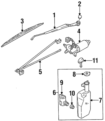 Sephia WIPER & WASHER COMPONENTS 2