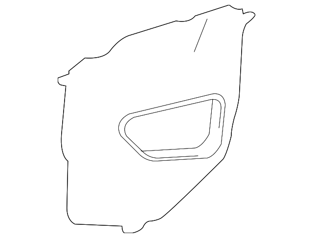 67831-60161 WATER DEFLECTOR, RIGHT
