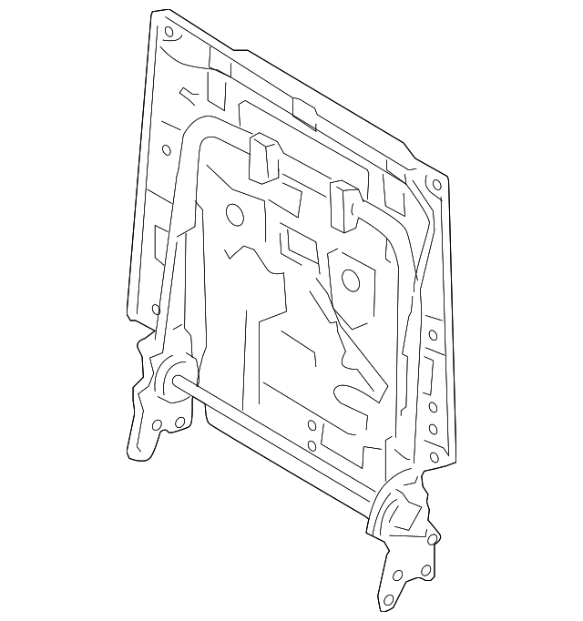 79204-42010 Деталь SEAT BACK FRAME, LEFT