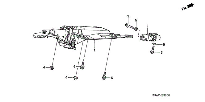 CIVIC SEDAN STEERING COLUMN