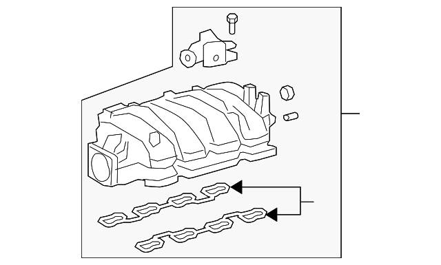17120-38021 Деталь INTAKE MANIFOLD