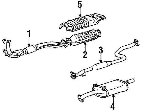 Accent EXHAUST COMPONENTS