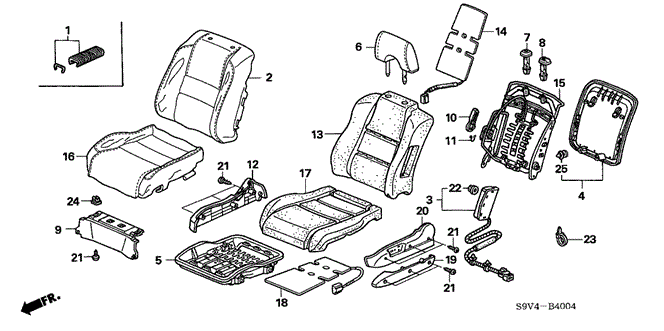 INTERIOR / BUMPER/FRONT SEAT (L.) (POWER) ('06-) for 2007 Honda PILOT #1