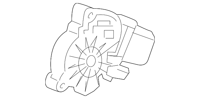 23128488 Деталь WINDOW MOTOR, LEFT