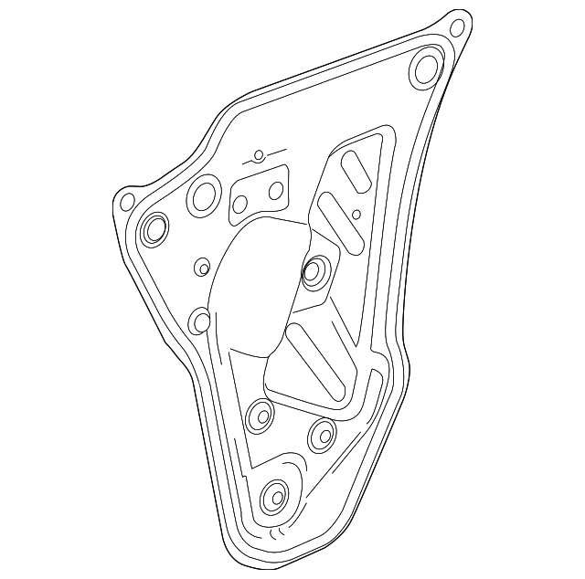 52031100 Деталь WATER DEFLECTOR, LEFT