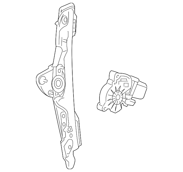 23205613 Деталь REGULATOR, RIGHT