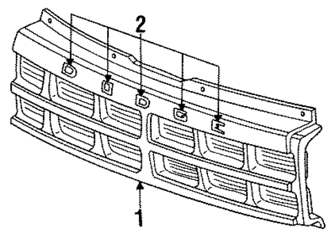 Dakota GRILLE & COMPONENTS