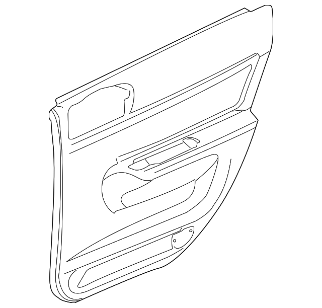 10447738 Деталь DOOR TRIM PANEL, RIGHT