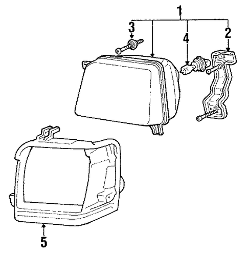 Colt HEADLAMP COMPONENTS