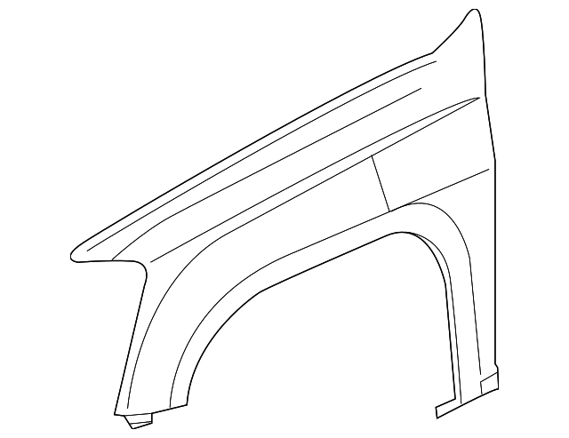 8208211510 Деталь FENDER, LEFT