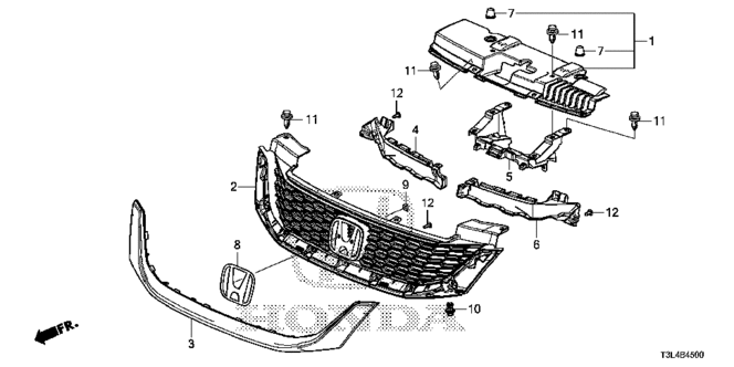 ACCORD COUPE FRONT GRILLE (1)