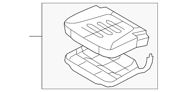 89200-0W400-J4R Деталь SEAT CUSHION, RIGHT
