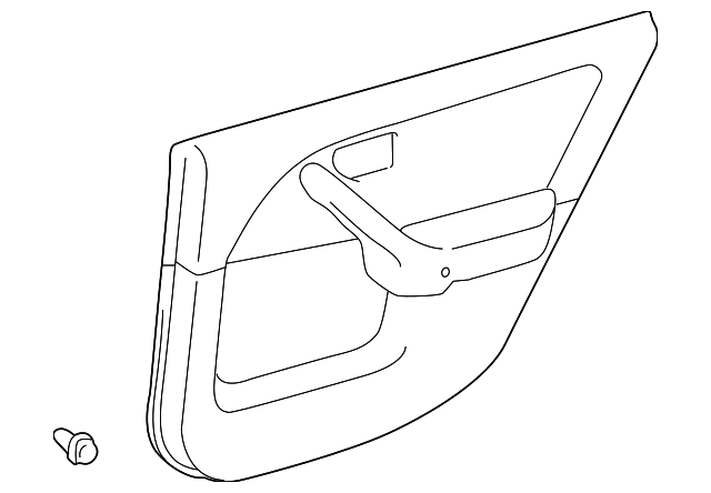 67630-33430-B1 Деталь DOOR TRIM PANEL, RIGHT