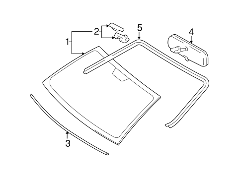 Yaris GLASS - WINDSHIELD 2