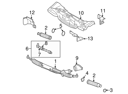 Passat STEERING GEAR & LINKAGE