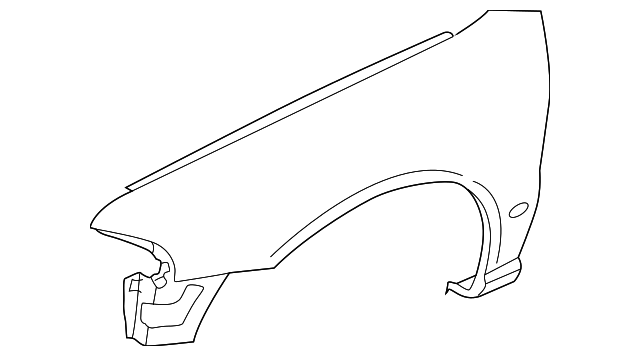 8D0-821-105-M Деталь FENDER, LEFT