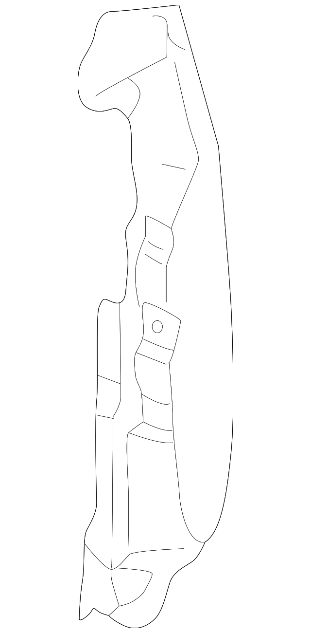 8D0-821-111 Деталь FENDER END PIECE, LEFT