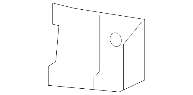61492-08010 Деталь INNER WHEELHOUSE PLATE, LEFT
