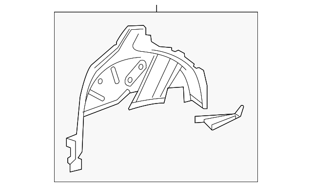 61603-08901 Деталь INNER WHEELHOUSE, RIGHT