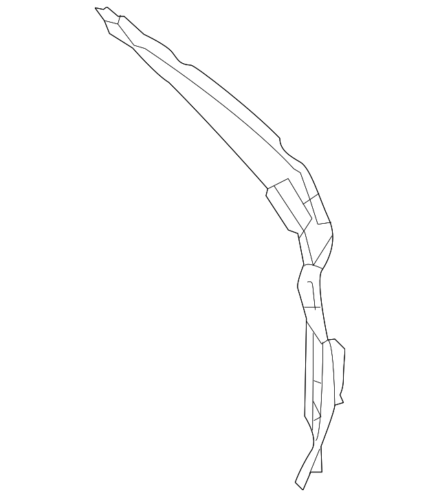 61063-08010 Деталь TROUGH, RIGHT