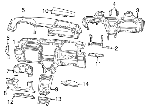 Caliber Панель приборов