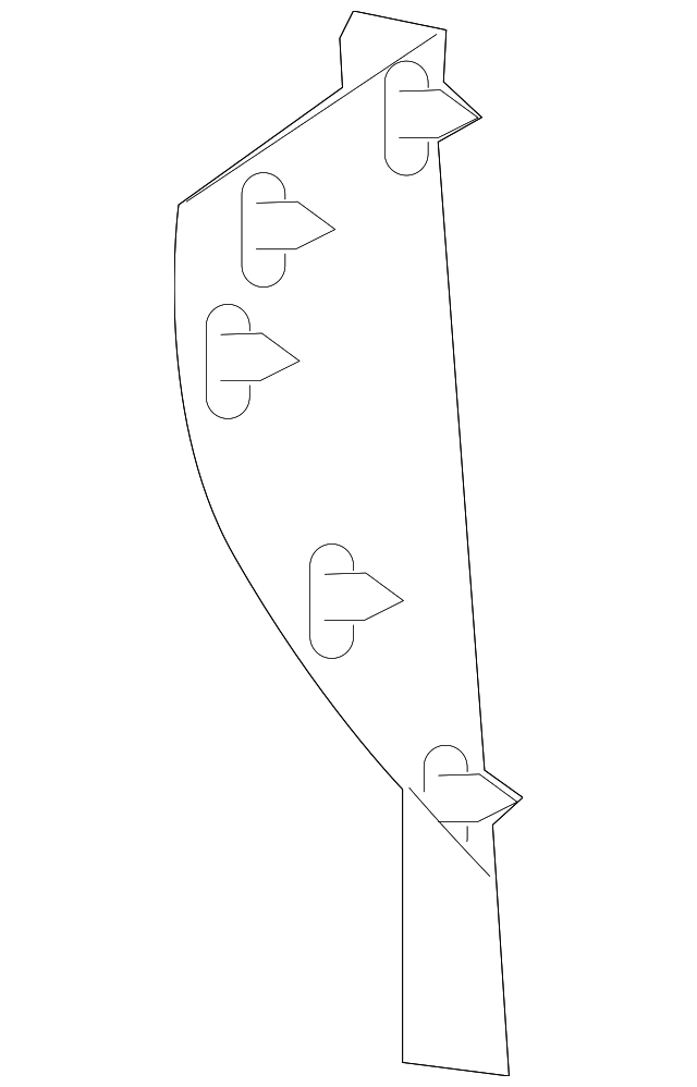 YD53XDVAC Деталь END CAP, LEFT