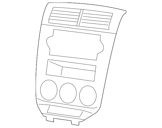 1JW601B2AE Деталь CENTER BEZEL