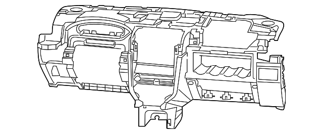 1QX75BD3AA Деталь INSTRUMENT PANEL