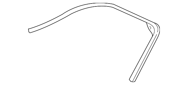 22658003 Деталь WEATHERSTRIP, LEFT
