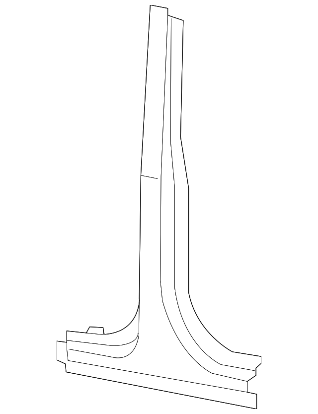 55397224AE Деталь CENTER PILLAR, RIGHT
