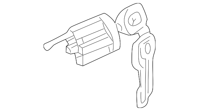 MR439808 Деталь CYL & KEYS