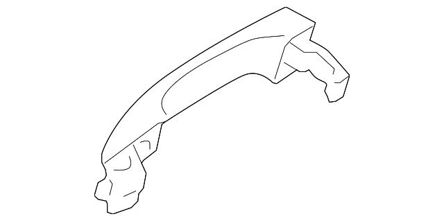 83651-1F010 Деталь HANDLE, OUTSIDE, LEFT