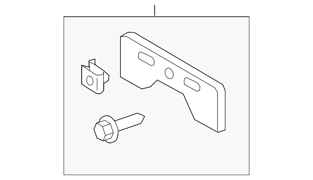 52114-21030 Деталь LICENSE BRACKET
