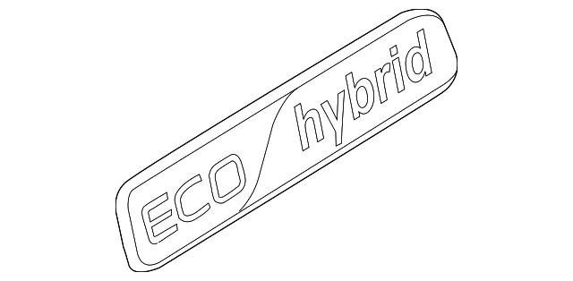 86330-4U500 Деталь NAMEPLATE, RIGHT