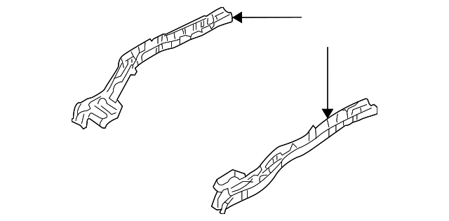 6135086Z10 Деталь REAR RAIL, RIGHT
