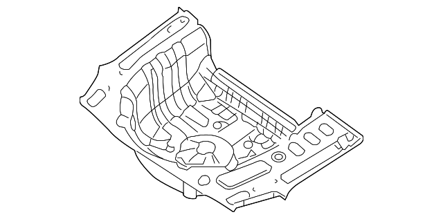 6151286Z00 Деталь REAR FLOOR PAN