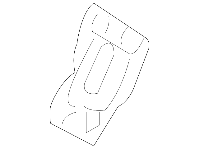 6151386Z10 Деталь SEAT BRACKET, RIGHT