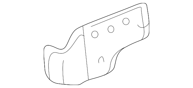 EC01-54-12ZB Деталь FENDER MOUNT BRACKET, LEFT