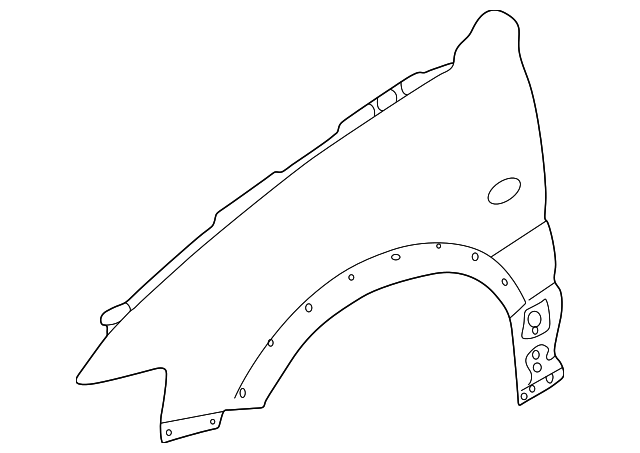 EC0152111F Деталь FENDER, RIGHT