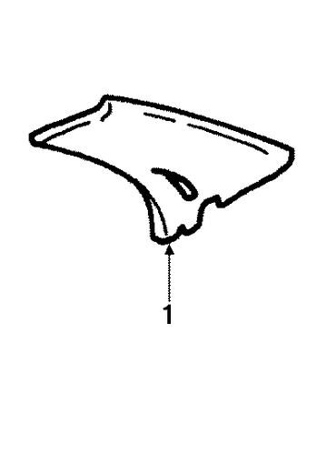 Galant INTERIOR TRIM - QUARTER PANELS
