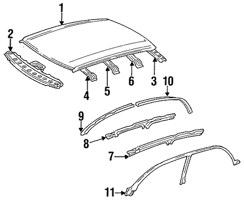 GS300 ROOF & COMPONENTS