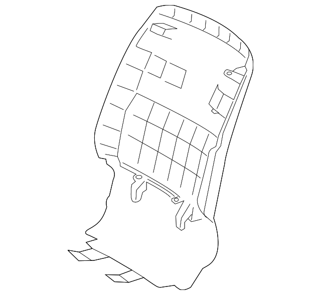 71705-07071-C0 Деталь SEAT BACK PANEL